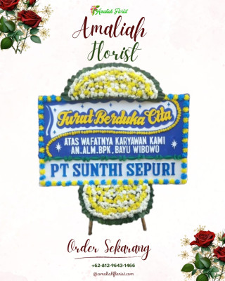 Papan Bunga Duka di Prabu Dipo