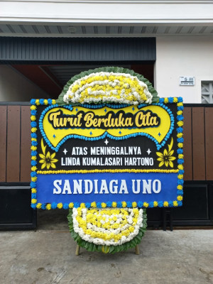 Papan Bunga Duka di Prabu Dipo